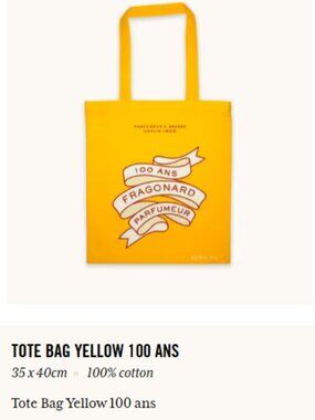 Fragonard Cotton Shopping Tote Brand New 35 x 40 cm